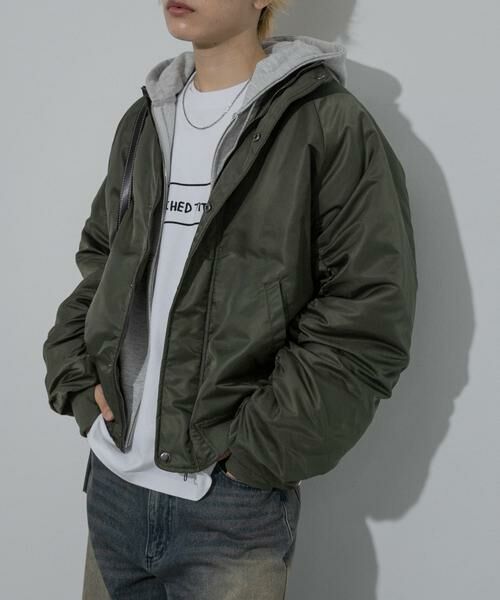SENSE OF PLACE by URBAN RESEARCH / センスオブプレイス バイ アーバンリサーチ ナイロンジャケット | 『ユニセックス』ナイロンギャザースタンドブルゾン | 詳細10