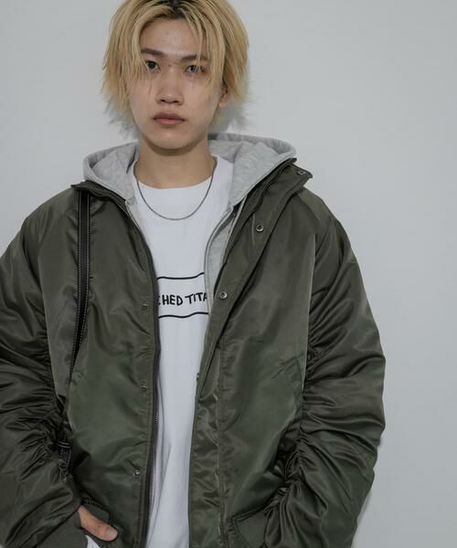 SENSE OF PLACE by URBAN RESEARCH / センスオブプレイス バイ アーバンリサーチ ナイロンジャケット | 『ユニセックス』ナイロンギャザースタンドブルゾン | 詳細11