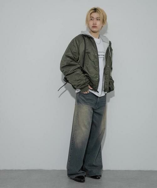 SENSE OF PLACE by URBAN RESEARCH / センスオブプレイス バイ アーバンリサーチ ナイロンジャケット | 『ユニセックス』ナイロンギャザースタンドブルゾン | 詳細13