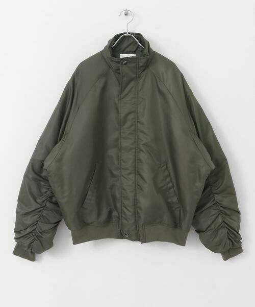 SENSE OF PLACE by URBAN RESEARCH / センスオブプレイス バイ アーバンリサーチ ナイロンジャケット | 『ユニセックス』ナイロンギャザースタンドブルゾン | 詳細15