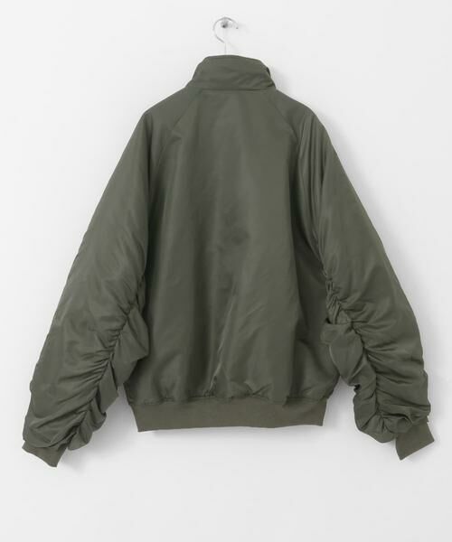 SENSE OF PLACE by URBAN RESEARCH / センスオブプレイス バイ アーバンリサーチ ナイロンジャケット | 『ユニセックス』ナイロンギャザースタンドブルゾン | 詳細18