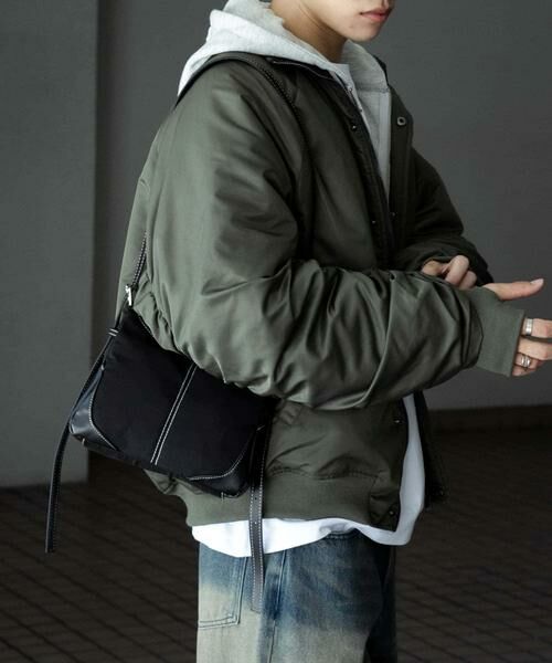 SENSE OF PLACE by URBAN RESEARCH / センスオブプレイス バイ アーバンリサーチ ナイロンジャケット | 『ユニセックス』ナイロンギャザースタンドブルゾン | 詳細6
