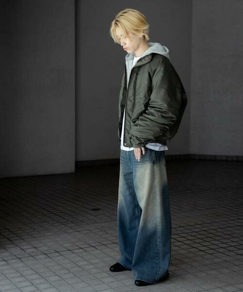 SENSE OF PLACE by URBAN RESEARCH / センスオブプレイス バイ アーバンリサーチ ナイロンジャケット | 『ユニセックス』ナイロンギャザースタンドブルゾン | 詳細9