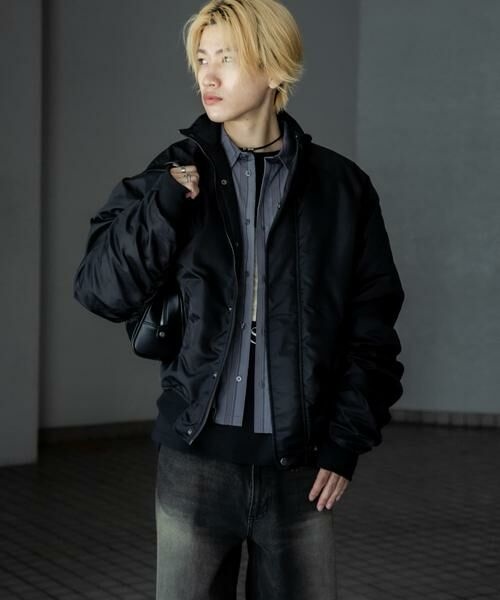 SENSE OF PLACE by URBAN RESEARCH / センスオブプレイス バイ アーバンリサーチ ナイロンジャケット | 『ユニセックス』ナイロンギャザースタンドブルゾン | 詳細23