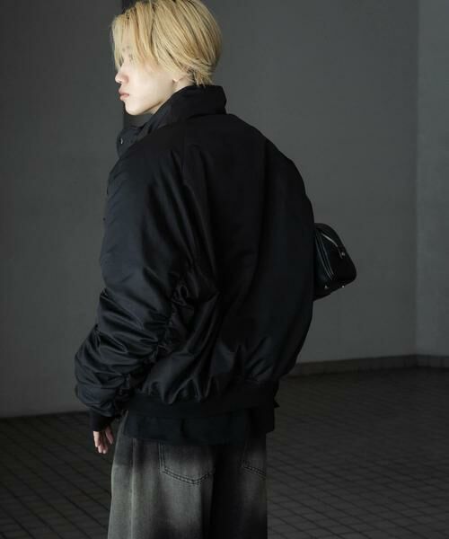 SENSE OF PLACE by URBAN RESEARCH / センスオブプレイス バイ アーバンリサーチ ナイロンジャケット | 『ユニセックス』ナイロンギャザースタンドブルゾン | 詳細25