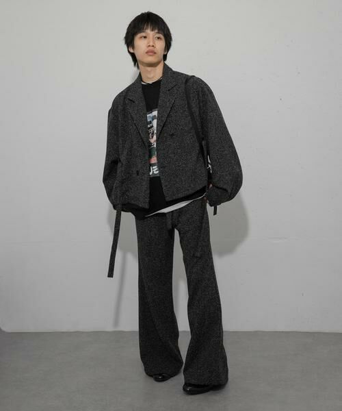 SENSE OF PLACE by URBAN RESEARCH / センスオブプレイス バイ アーバンリサーチ その他アウター | 『わたべ×SOP』『セットアップ対応』ツイードダブルブレストショートジャケット | 詳細26