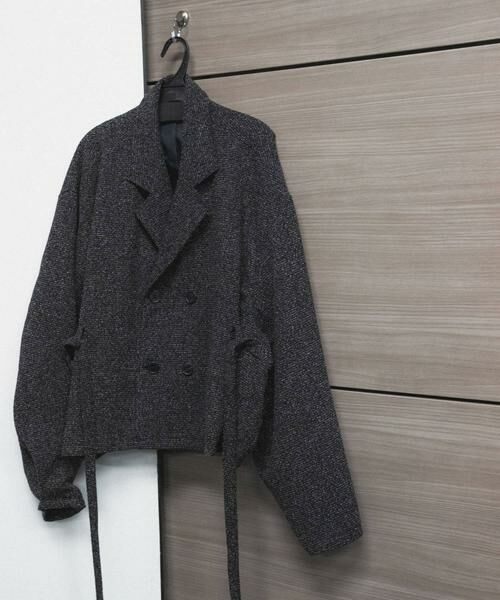 SENSE OF PLACE by URBAN RESEARCH / センスオブプレイス バイ アーバンリサーチ その他アウター | 『わたべ×SOP』『セットアップ対応』ツイードダブルブレストショートジャケット | 詳細28