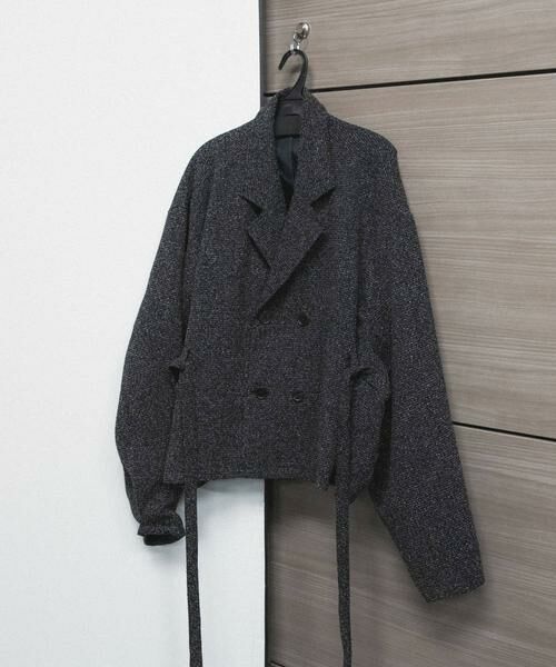 SENSE OF PLACE by URBAN RESEARCH / センスオブプレイス バイ アーバンリサーチ その他アウター | 『わたべ×SOP』『セットアップ対応』ツイードダブルブレストショートジャケット | 詳細29
