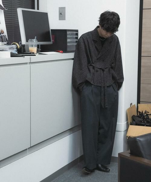 SENSE OF PLACE by URBAN RESEARCH / センスオブプレイス バイ アーバンリサーチ その他アウター | 『わたべ×SOP』『セットアップ対応』ツイードダブルブレストショートジャケット | 詳細17