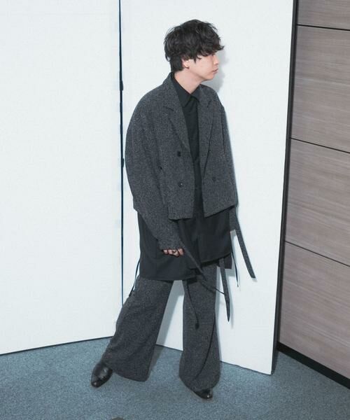 SENSE OF PLACE by URBAN RESEARCH / センスオブプレイス バイ アーバンリサーチ その他アウター | 『わたべ×SOP』『セットアップ対応』ツイードダブルブレストショートジャケット | 詳細19