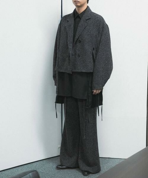 SENSE OF PLACE by URBAN RESEARCH / センスオブプレイス バイ アーバンリサーチ その他アウター | 『わたべ×SOP』『セットアップ対応』ツイードダブルブレストショートジャケット | 詳細21
