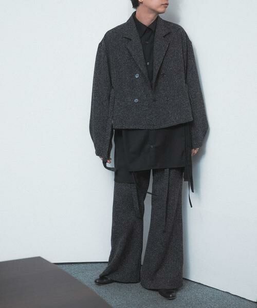SENSE OF PLACE by URBAN RESEARCH / センスオブプレイス バイ アーバンリサーチ その他アウター | 『わたべ×SOP』『セットアップ対応』ツイードダブルブレストショートジャケット | 詳細22