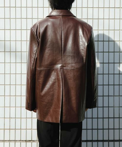 SENSE OF PLACE by URBAN RESEARCH / センスオブプレイス バイ アーバンリサーチ その他アウター | フェイクレザーミドルジャケット | 詳細13