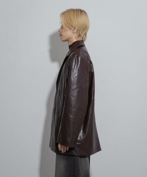 SENSE OF PLACE by URBAN RESEARCH / センスオブプレイス バイ アーバンリサーチ その他アウター | フェイクレザーミドルジャケット | 詳細17