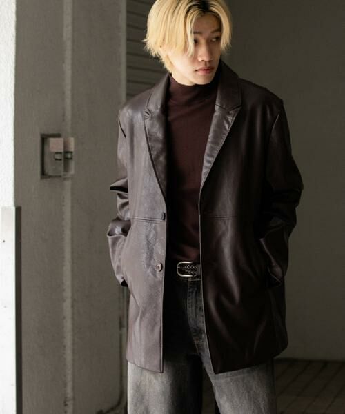 SENSE OF PLACE by URBAN RESEARCH / センスオブプレイス バイ アーバンリサーチ その他アウター | フェイクレザーミドルジャケット | 詳細6