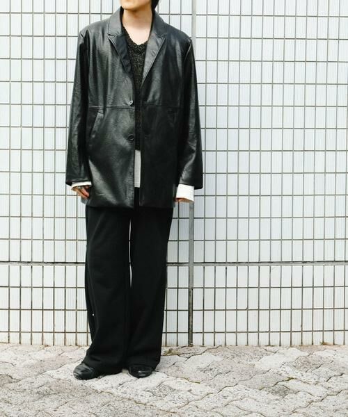SENSE OF PLACE by URBAN RESEARCH / センスオブプレイス バイ アーバンリサーチ その他アウター | フェイクレザーミドルジャケット | 詳細26