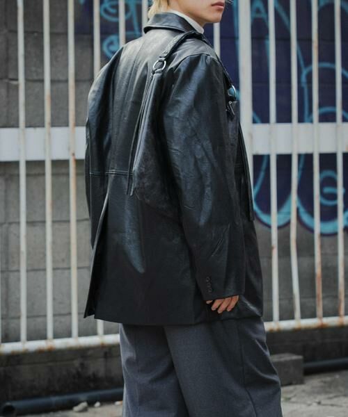 SENSE OF PLACE by URBAN RESEARCH / センスオブプレイス バイ アーバンリサーチ その他アウター | フェイクレザーミドルジャケット | 詳細27