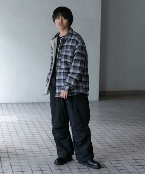 SENSE OF PLACE by URBAN RESEARCH / センスオブプレイス バイ アーバンリサーチ その他アウター | オンブレーチェックボアジャケット | 詳細11