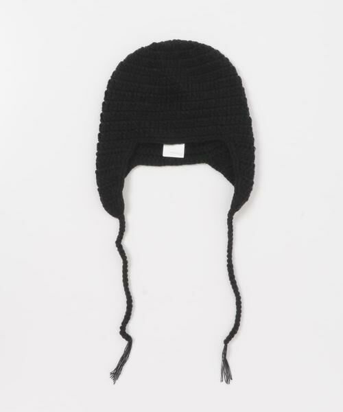 SENSE OF PLACE by URBAN RESEARCH/センスオブプレイス バイ アーバンリサーチ イヤーフラップニットキャップ ブラック one SENSE OF PLACE by URBAN RESEARCH/センスオブプレイス バイ アーバンリサーチ イヤーフラップニットキャップ ブラック one