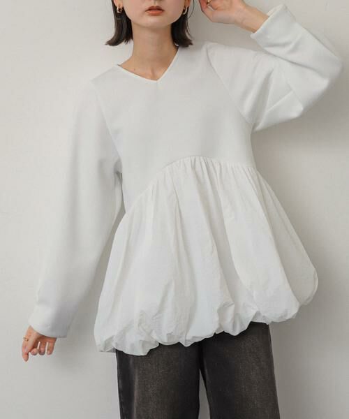 SENSE OF PLACE by URBAN RESEARCH / センスオブプレイス バイ アーバンリサーチ Tシャツ | バルーンドッキングカットトップ | 詳細24