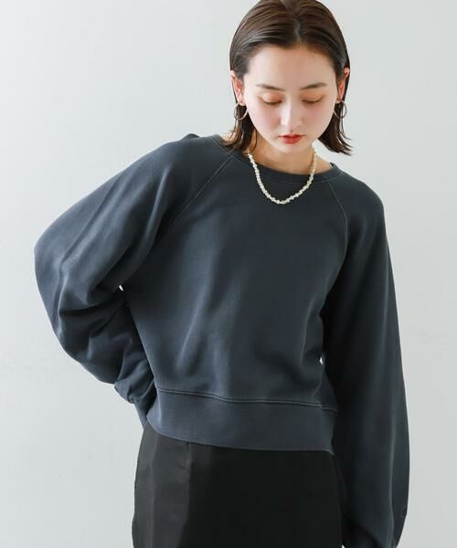 SENSE OF PLACE by URBAN RESEARCH / センスオブプレイス バイ アーバンリサーチ スウェット | ピグメントクロップドスウェット | 詳細1