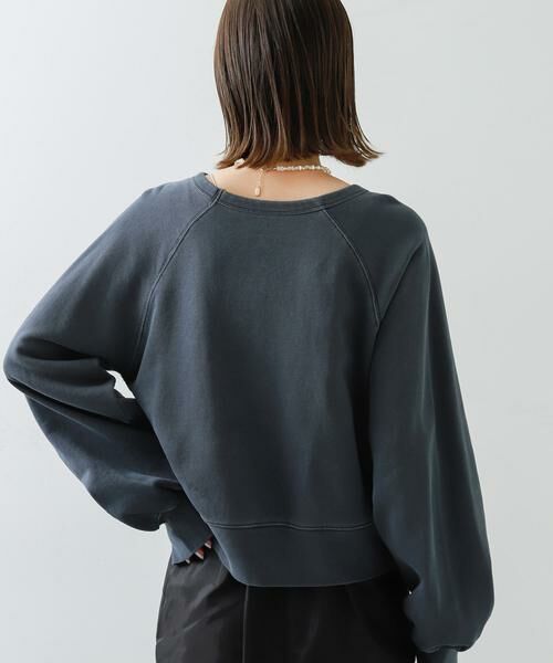 SENSE OF PLACE by URBAN RESEARCH / センスオブプレイス バイ アーバンリサーチ スウェット | ピグメントクロップドスウェット | 詳細3