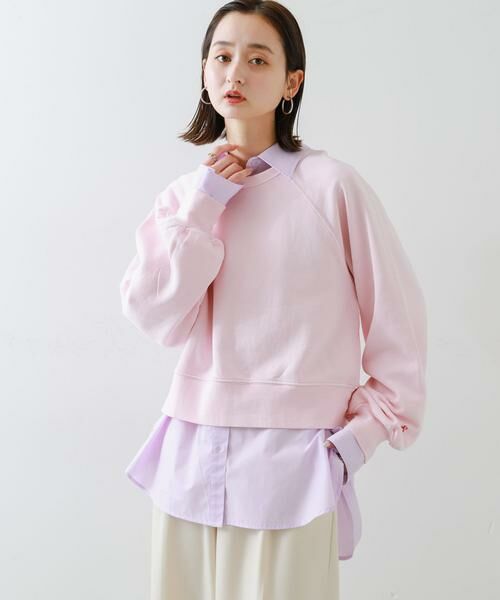 SENSE OF PLACE by URBAN RESEARCH / センスオブプレイス バイ アーバンリサーチ スウェット | ピグメントクロップドスウェット | 詳細19