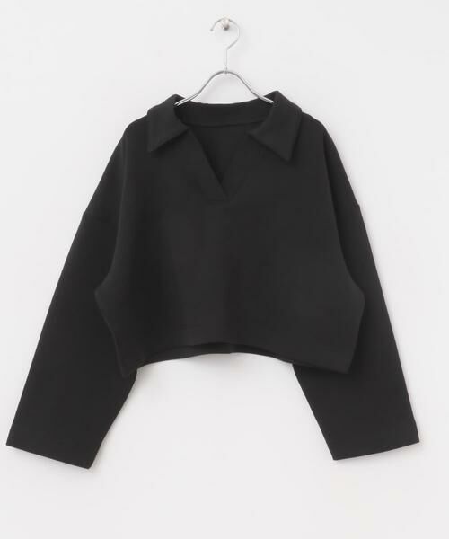 SENSE OF PLACE by URBAN RESEARCH / センスオブプレイス バイ アーバンリサーチ Tシャツ | ワイドスリーブエリツキクロップドトップ | 詳細29