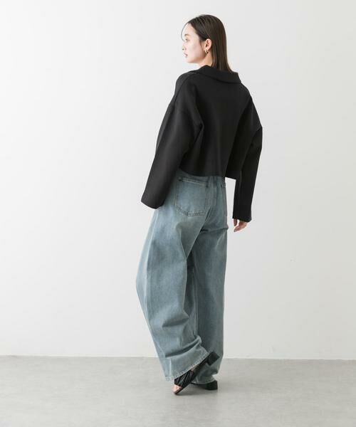 SENSE OF PLACE by URBAN RESEARCH / センスオブプレイス バイ アーバンリサーチ Tシャツ | ワイドスリーブエリツキクロップドトップ | 詳細22