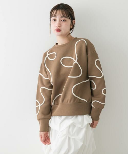 SENSE OF PLACE by URBAN RESEARCH / センスオブプレイス バイ アーバンリサーチ スウェット | コードシシュウダンボールトップ | 詳細1