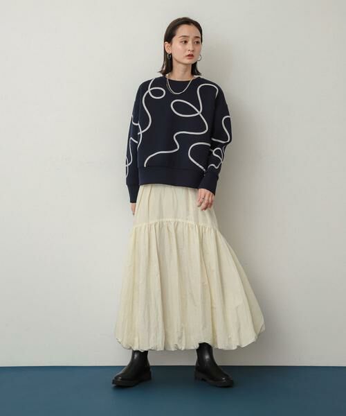 SENSE OF PLACE by URBAN RESEARCH / センスオブプレイス バイ アーバンリサーチ スウェット | コードシシュウダンボールトップ | 詳細15