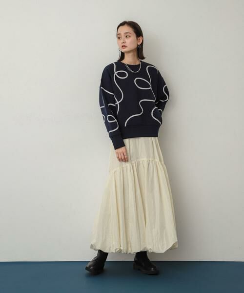 SENSE OF PLACE by URBAN RESEARCH / センスオブプレイス バイ アーバンリサーチ スウェット | コードシシュウダンボールトップ | 詳細16