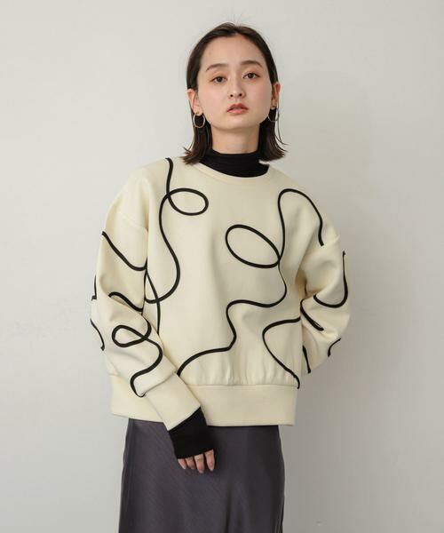 SENSE OF PLACE by URBAN RESEARCH / センスオブプレイス バイ アーバンリサーチ スウェット | コードシシュウダンボールトップ | 詳細24