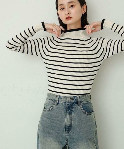 SENSE OF PLACE by URBAN RESEARCH / センスオブプレイス バイ アーバンリサーチ ニット・セーター | ストレッチリブハイネックセーター | 詳細15