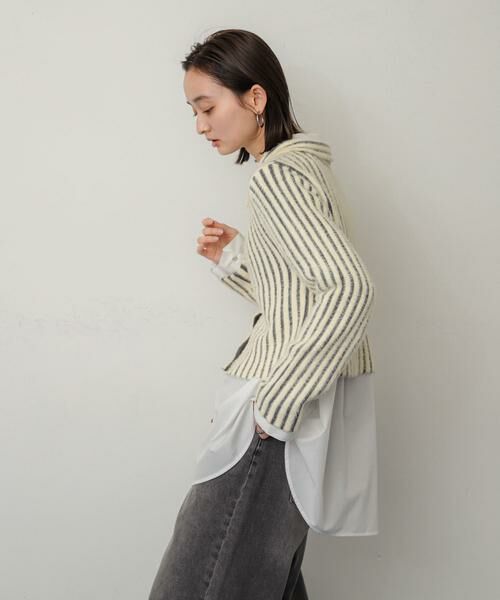 SENSE OF PLACE by URBAN RESEARCH / センスオブプレイス バイ アーバンリサーチ ニット・セーター | エリツキリブシャギーセーター | 詳細20