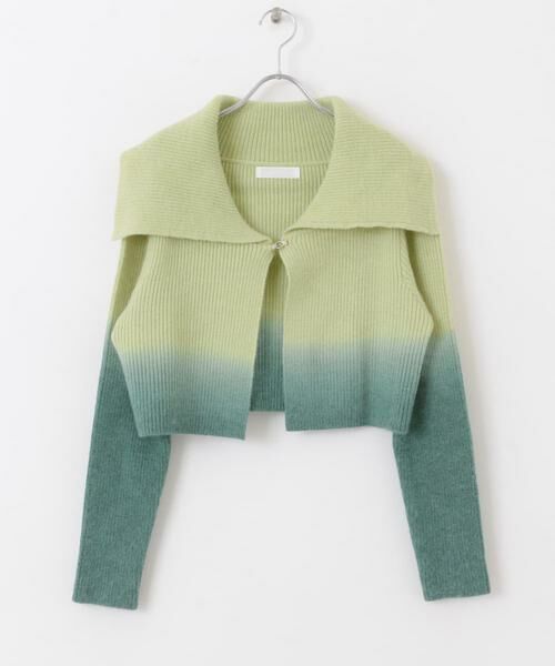 SENSE OF PLACE by URBAN RESEARCH / センスオブプレイス バイ アーバンリサーチ ニット・セーター | グラデーションクロップドセーター | 詳細6