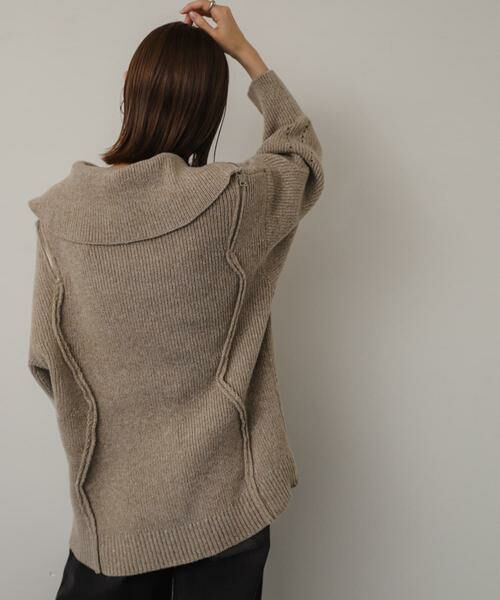 SENSE OF PLACE by URBAN RESEARCH / センスオブプレイス バイ アーバンリサーチ ニット・セーター | ショルダージップメランジセーター | 詳細20