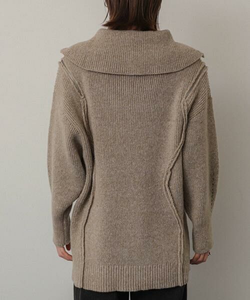 SENSE OF PLACE by URBAN RESEARCH / センスオブプレイス バイ アーバンリサーチ ニット・セーター | ショルダージップメランジセーター | 詳細24
