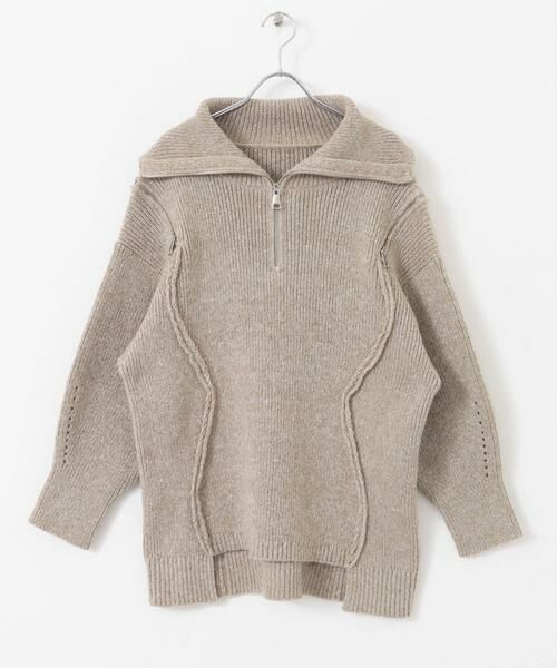 SENSE OF PLACE by URBAN RESEARCH / センスオブプレイス バイ アーバンリサーチ ニット・セーター | ショルダージップメランジセーター | 詳細26