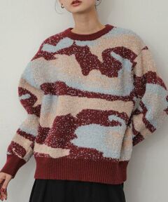 SENSE OF PLACE by URBAN RESEARCH / センスオブプレイス バイ アーバンリサーチ ニット・セーター | ニュアンスパターンラメセーター