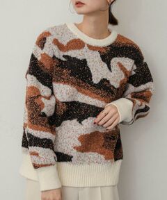 SENSE OF PLACE by URBAN RESEARCH / センスオブプレイス バイ アーバンリサーチ ニット・セーター | ニュアンスパターンラメセーター