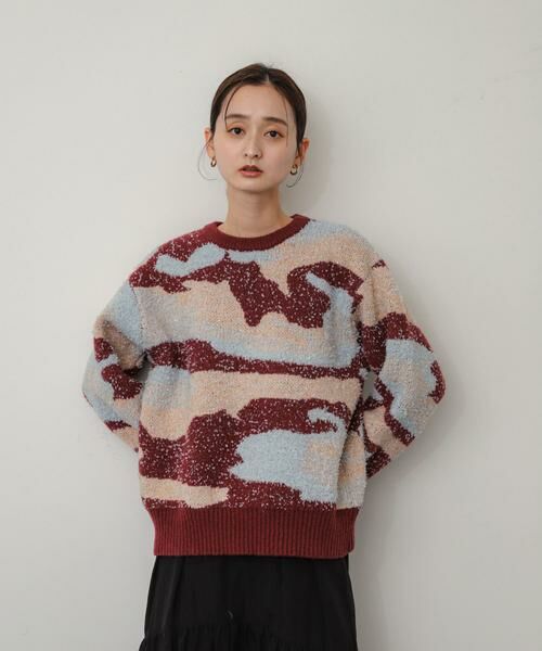 SENSE OF PLACE by URBAN RESEARCH / センスオブプレイス バイ アーバンリサーチ ニット・セーター | ニュアンスパターンラメセーター | 詳細7