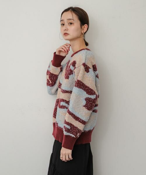 SENSE OF PLACE by URBAN RESEARCH / センスオブプレイス バイ アーバンリサーチ ニット・セーター | ニュアンスパターンラメセーター | 詳細8