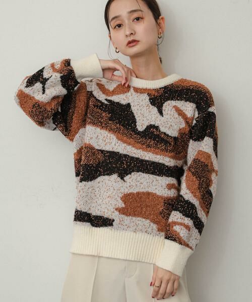 SENSE OF PLACE by URBAN RESEARCH / センスオブプレイス バイ アーバンリサーチ ニット・セーター | ニュアンスパターンラメセーター | 詳細17