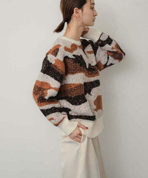 SENSE OF PLACE by URBAN RESEARCH / センスオブプレイス バイ アーバンリサーチ ニット・セーター | ニュアンスパターンラメセーター | 詳細19