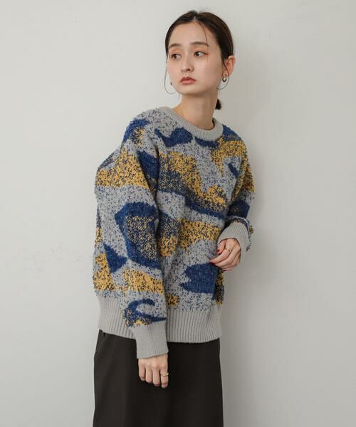 SENSE OF PLACE by URBAN RESEARCH / センスオブプレイス バイ アーバンリサーチ ニット・セーター | ニュアンスパターンラメセーター | 詳細27
