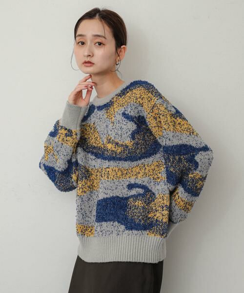 SENSE OF PLACE by URBAN RESEARCH / センスオブプレイス バイ アーバンリサーチ ニット・セーター | ニュアンスパターンラメセーター | 詳細28