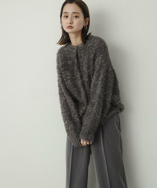 SENSE OF PLACE by URBAN RESEARCH / センスオブプレイス バイ アーバンリサーチ ニット・セーター | ラメシャギールーズセーター | 詳細25