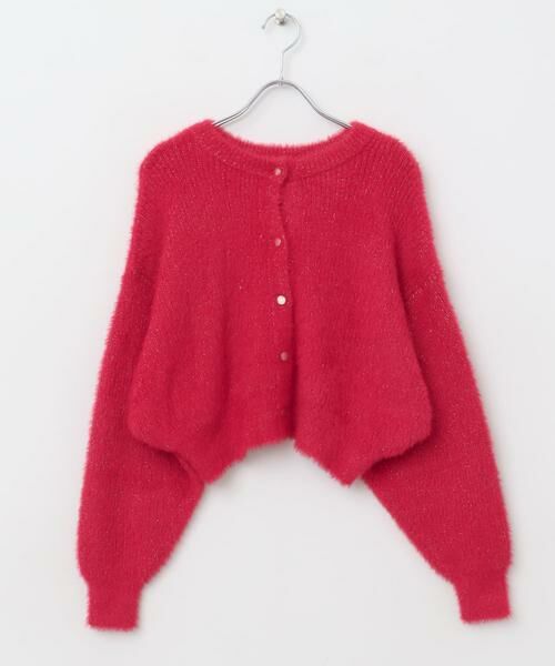 SENSE OF PLACE by URBAN RESEARCH / センスオブプレイス バイ アーバンリサーチ カーディガン・ボレロ | ラメシャギークロップドカーディガン | 詳細6