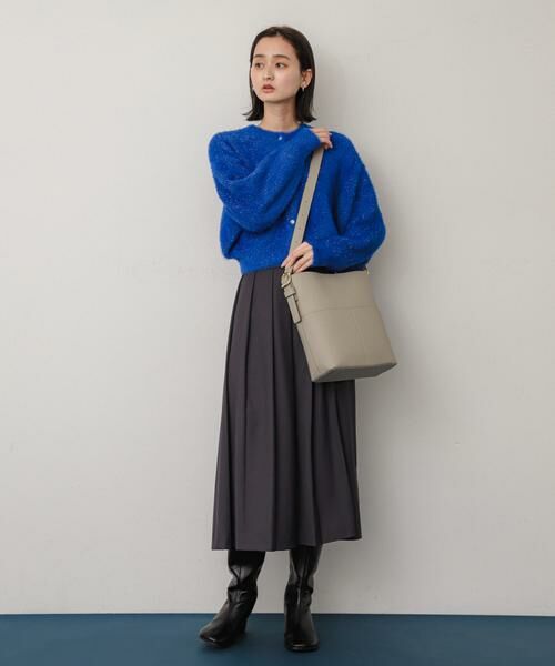 SENSE OF PLACE by URBAN RESEARCH / センスオブプレイス バイ アーバンリサーチ カーディガン・ボレロ | ラメシャギークロップドカーディガン | 詳細14